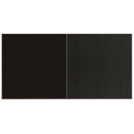 United Visual Products Enclosed Corkboard, 1 Door, 60"x36", 4" Fra UV3410-WHITE-FORBO